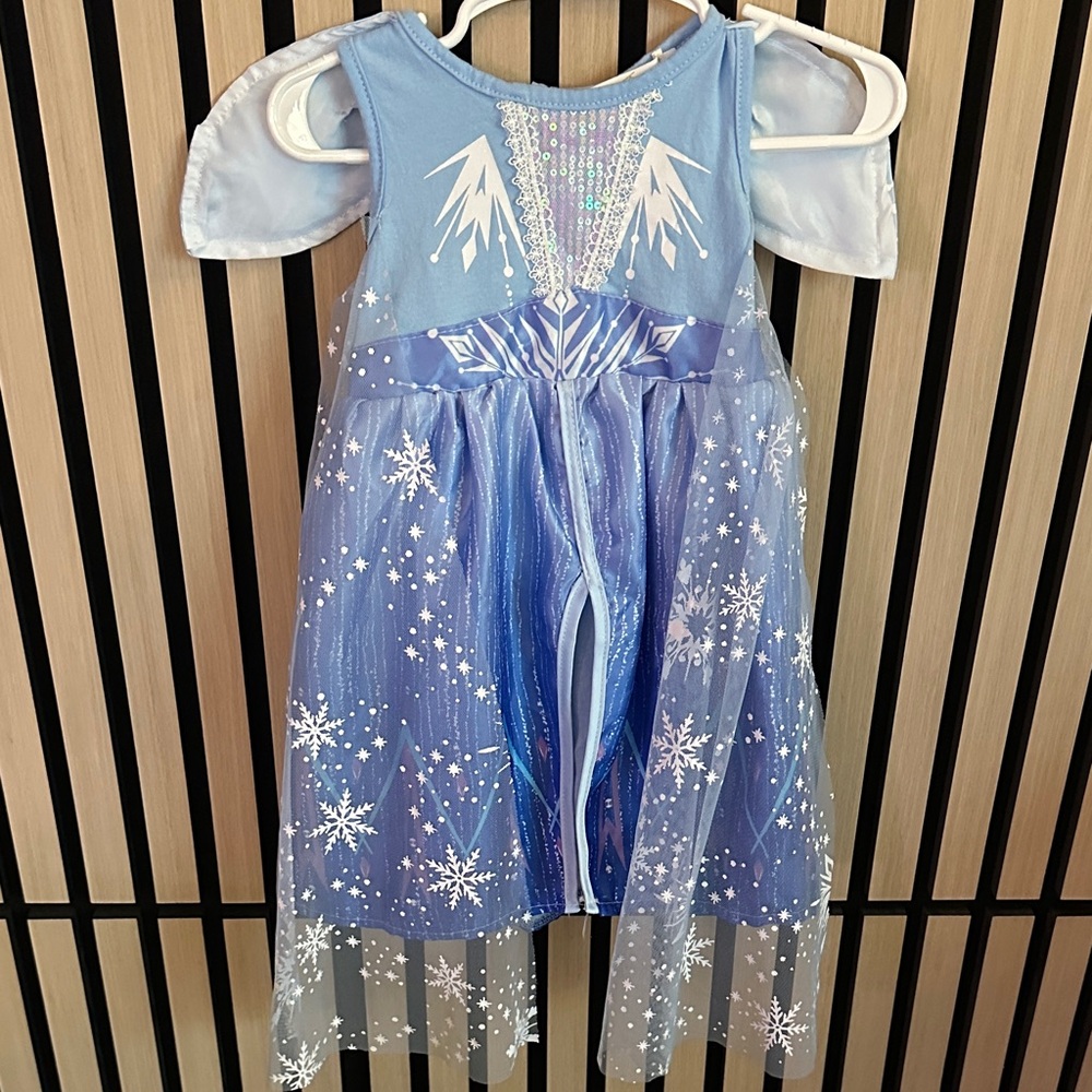 Blue Princess Frozen Snowflake Dress Halloween Costume ❄️